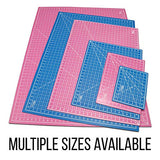 US Art Supply 18" x 24" Pink/Blue Professional Self Healing 5-Ply Double Sided Durable Non-Slip Cutting Mat Great for Scrapbooking, Quilting, Sewing U.S. Art Supply