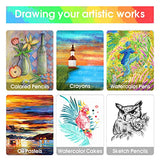 VigorFun Art Kit, Drawing Painting Art Supplies for Kids Girls Boys Teens, Gifts Art Set Case Includes Oil Pastels, Crayons, Colored Pencils, VigorFun