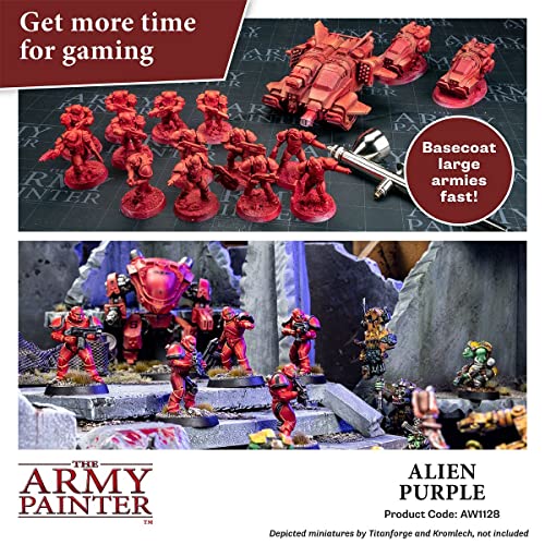 The Army Painter Warpaint Air Alien Purple - Acrylic Non-Toxic Heavily Pigmented Water Based Paint for Tabletop Roleplaying, Boardgames, and Wargames - WoodArtSupply