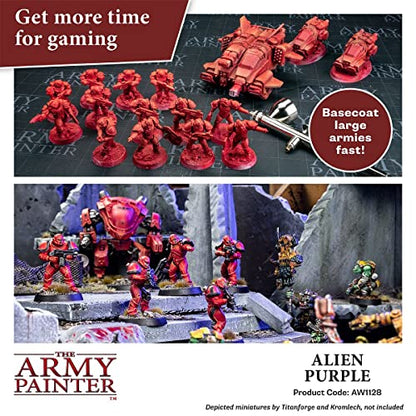 The Army Painter Warpaint Air Alien Purple - Acrylic Non-Toxic Heavily Pigmented Water Based Paint for Tabletop Roleplaying, Boardgames, and Wargames - WoodArtSupply