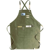 carrotez Adjustable Over sized Plus Size Canvas Apron with Pockets Men and Women Aprons carrotez