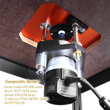 O'SKOOL Router Lift Systems for 3-1/2" Diameter Motors, 9-1/4'' x 11-3/4'' Plate 5-Piece Insert Ring Kit O'SKOOL