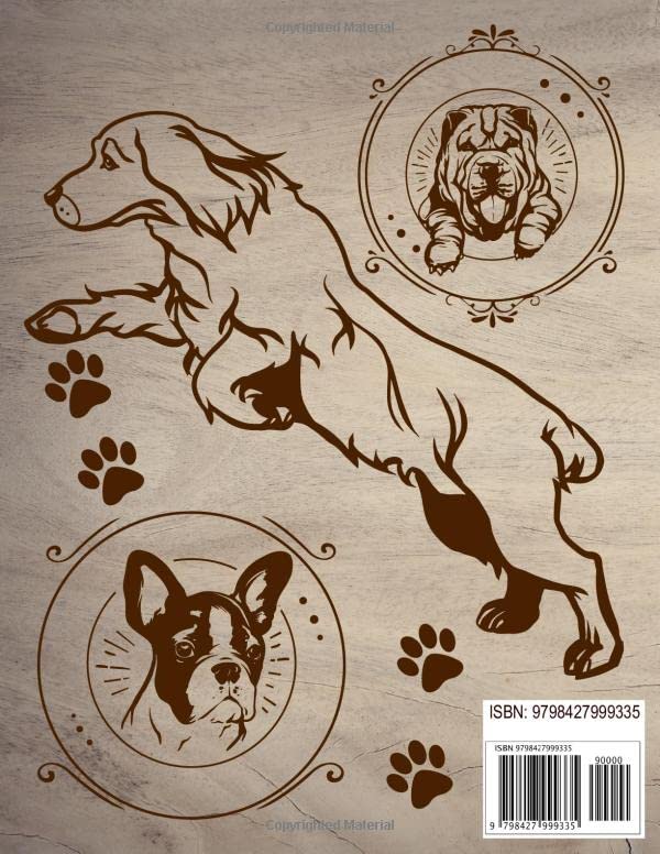Pyrography Patterns DOG: Pyrography woodburning Designs and Patterns, Pyrography Workbook, Dog Design. Woodburning designs and patterns from the WoodArtSupply