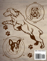 Pyrography Patterns DOG: Pyrography woodburning Designs and Patterns, Pyrography Workbook, Dog Design. Woodburning designs and patterns from the WoodArtSupply