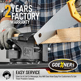 Bench Vise, 4-1/2" Vice for Workbench, Utility Combination Pipe Home Vise with Heavy Duty Forged Steel Construction, Swivel Base Table Vise for Kitvance