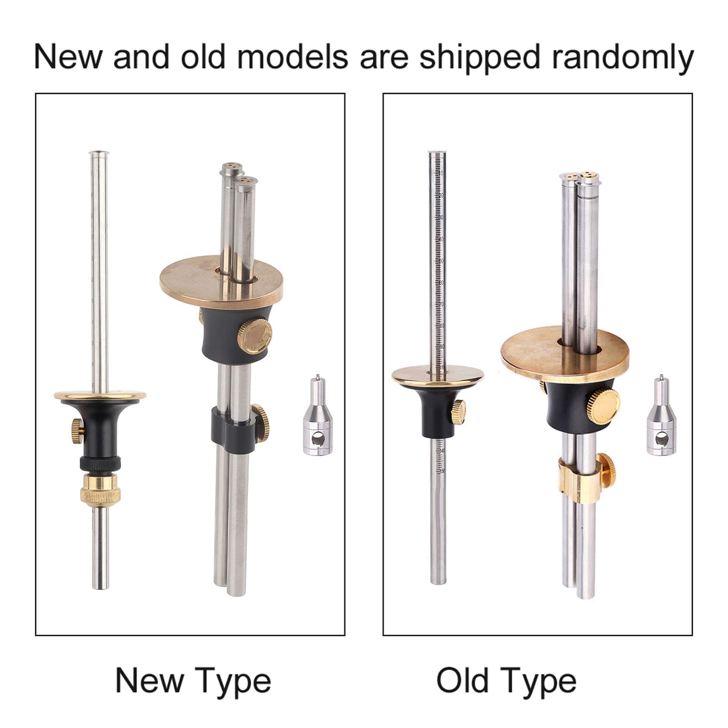 Walfront Wheel Marking Gauge Wood Marking Gauge Wheel Woodworking Scriber Ruler Marking Gauge European-Style Hand Measuring Tool Marking Scriber - WoodArtSupply