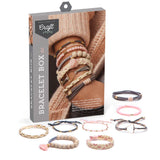 Craft Crush Bracelet Box: Blush - Makes 8 Beautiful Bracelets - Ages 13+ & — Bracelet Box: Gold — Jewelry Craft Kit — Makes 8 Amazing Bracelets — for Craft Crush