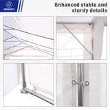 GREEN PARTY 20x40FT Party Tent Heavy Duty, Large Wedding Event Shelters with 7 Carry Bags & Removable Sidewalls, Outdoor Canopy Gazebo Commercial GREEN PARTY