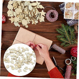 COHEALI 200 Pcs Crafts for Kids Unpainted Wood Disc Nautical Wood Shapes Unfinished Wood Slices Seahorse Cutout Shapes Woodsy Decor Ocean Decor Craft COHEALI