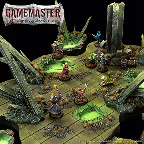 The Army Painter - Gamemaster Wilderness Adventures Paint Set -20 Warpaint 20 x 12 ml, 1 Hard Plastic Snap-Fit Cauldron & Hag Miniature, Acrylic - WoodArtSupply