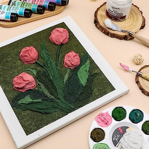 MONT MARTE Sand Texture Medium Coarse Premium 250ml (8.5 US fl.oz), Sand Texture Paint Medium for Acrylics, Create Special Effects in Acrylic and Oil MONT MARTE