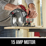 SKIL 15 Amp 7-1/4 Inch Circular Saw with Single Beam Laser Guide - 5280-01 Skil