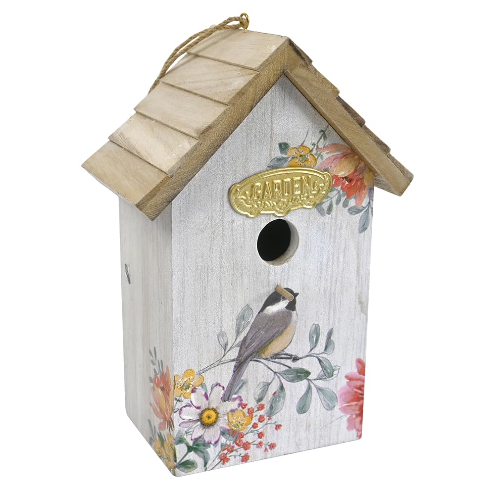 Z² BellaDecor Wooden Humming Bird Houses for Outside Birdhouses for Outdoors Hanging Bird House Unique Bird Nest for Garden Patio Yard Lawn Backyard - WoodArtSupply