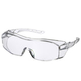3M Safety Eyeglass Protectors with Scratch Resistant Lens, Clear Safety Glasses with Clear Lens, 1-Pair 3M