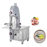 INTSUPERMAI Bone Saw Machine Commercial Heavy-Duty Electric Bone Cutting Machine 1500W Electric Bone Saw Butcher Frozen Meat Cutter with 19.3x17.3 INTSUPERMAI