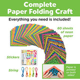 Creativity For Kids Origami - Origami for Beginners, 60 Bright Origami Papers Creativity for Kids
