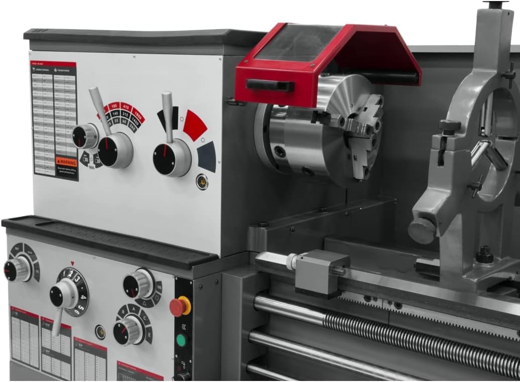 JET GH-2280ZX, 22" x 80" Geared Head Metal Lathe, ACU-RITE 203 DRO, Taper Attachment, 3Ph 230/460V (321567) Jet