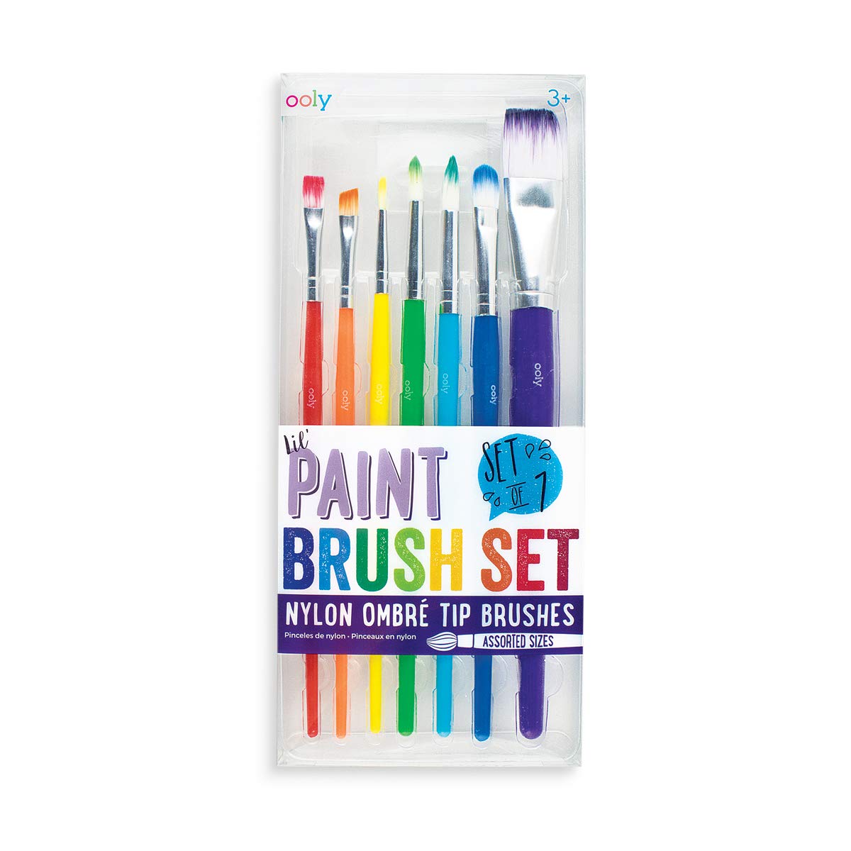 Ooly Lil Paint Brushes - Set of 7