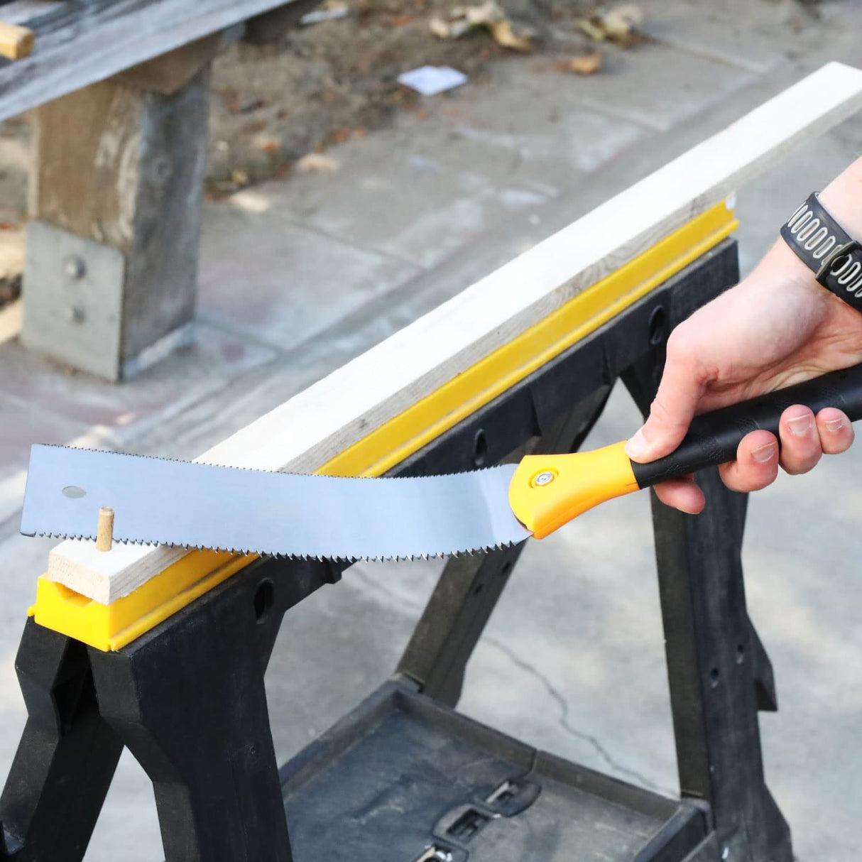 STEELHEAD 10-Inch (250mm) Ryoba Double Edge Japanese Pull Saw for Woodworking, Forged Japanese SK Steel, 7TPI & 15TPI, Flexible Blade, STEELHEAD