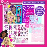 Horizon Group USA Barbie Makeup Artist Magazine, Create Your Own Hair & Makeup Looks Using 130+ Stencils, 180+ Stickers, Crayons, Pretend Makeup & Horizon Group USA
