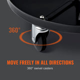 VEVOR Mechanic Stool, 250 LBS Rolling Pneumatic Creeper Garage/Shop Seat, Adjustable Height 16-22 inch in Padded Rolling Workshop Stool with Tool VEVOR