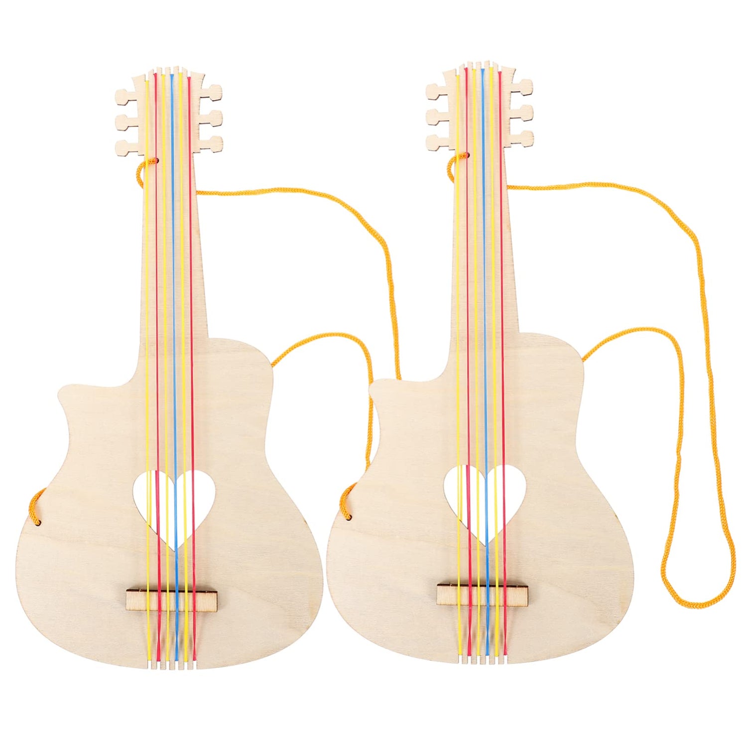 Toyvian 10 Pcs Child Guitar Mini Toys Miniature Guitar Miniature Guitar Toy Childrens Ukulele Unfinished Guitar Toy Crafts DIY Painting Guitar Toy Toyvian