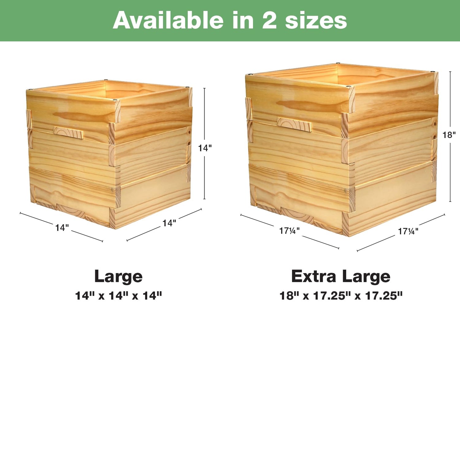 EXCELLO GLOBAL PRODUCTS Extra Large Decorative Wooden Planter, Universal Pole Support for String Light Poles Umbrella Bird Feeders Solid Wood Outdoor EXCELLO GLOBAL PRODUCTS