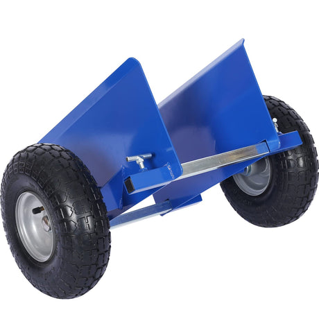 Heavy Duty Panel Dolly, Adjustable Door Dollys with Wheels, 2 10" Pneumatic Wheels 600LBS Load Bearing for Drywall Sheet Heavy Appliance & Material pouseayar