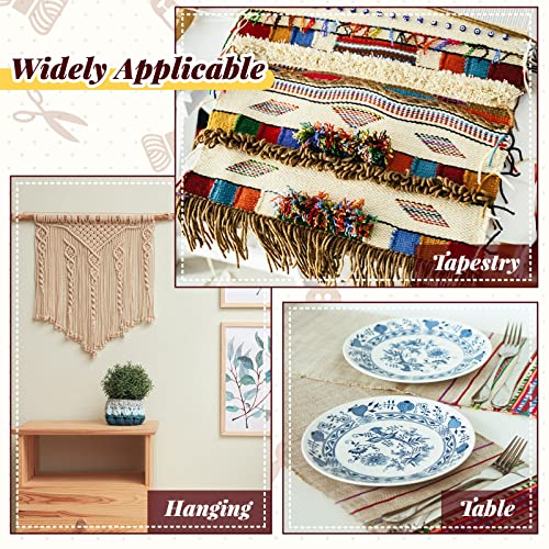 Pajean 24 Pack Cardboard Weaving Looms Weaving Loom for Kids Wide Notch Weaving Loom Weaving Boards Loom for Beginners Knitting Sewing Crochet Basket Pajean