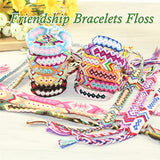 Embroidery Floss Rainbow Color 50 Skeins Per Pack Cross Stitch Threads Friendship Bracelets Floss Crafts Floss LE PAON