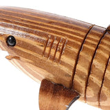 Garneck Wooden Shark Toy 10pcs Unfinished Wooden Wiggle Animal Joint Flexible Fish Shark Model for Girls Boys Garneck
