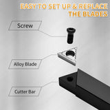 HAowosi Metal Lathe Cutting Tools,5 Sets of 1/2" Carbide Metal Cutting Tool Bits Kit,Indexable Lathe Turning Tool,Carbide Lathe Tools For Metal HAowosi