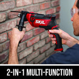 Skil 7.5 Amp 1/2-in Corded Hammer Drill with 100pcs Drill Bit Set With Variable Speed- HD182002 Skil
