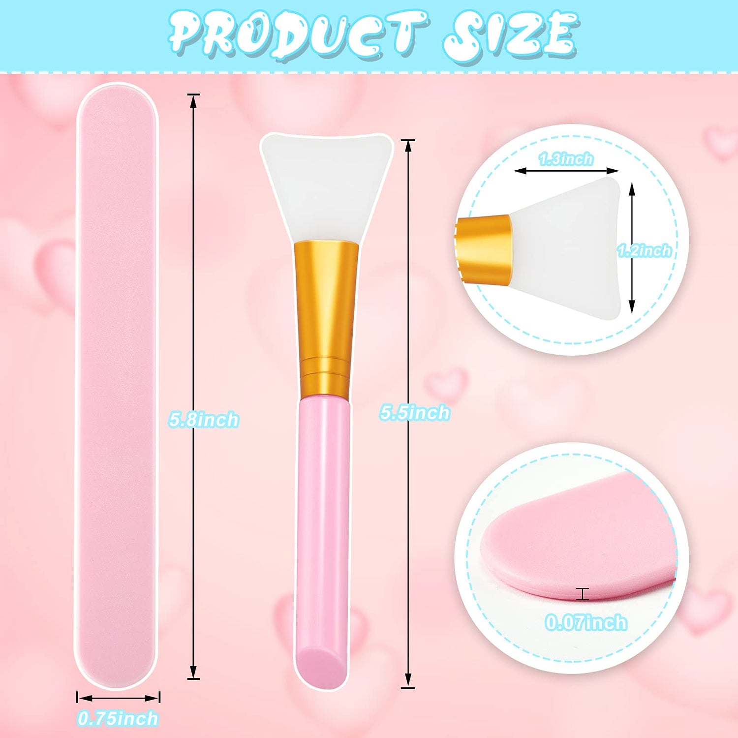 15 Pieces Reusable Stir Sticks Sets Include 12 Pieces Resin Sticks Stirring Makeup Stick and 3 Pieces Silicone Epoxy Brushes for Mixing Resin Epoxy Patelai