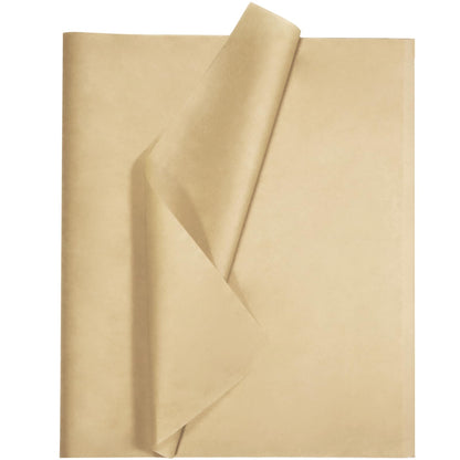 Undemouc 100 Sheets Kraft Tissue Paper 20x14 Inches Tissue Paper Bulk for Gift Bags Wrapping Tissue Paper for DIY Crafts Birthday Weddings Baby - WoodArtSupply