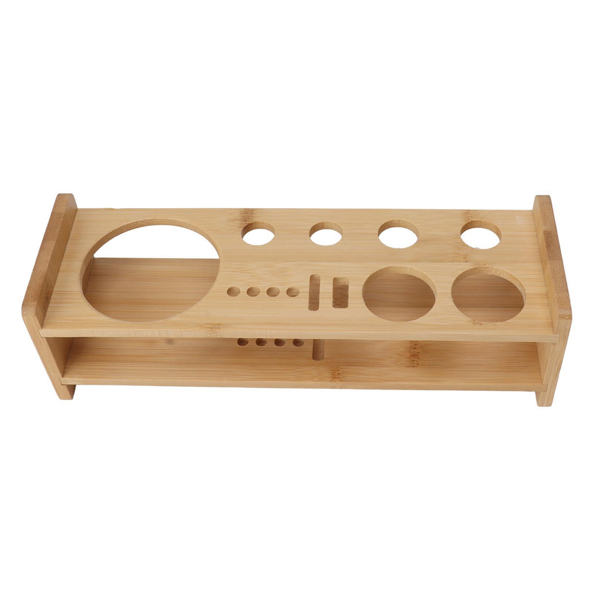 Bartender Kit Stand,Cocktail Shaker Set Wooden Stand Multipurpose Bartending Tool Holder Wood Bartending Tool Storage Holder for Bar Home HERCHR