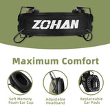 ZOHAN 035 Bluetooth 5.0 Shooting Ear Protection Earmuff, Active Noise Canceling, Hearing Protection with Sound Amplification ZOHAN