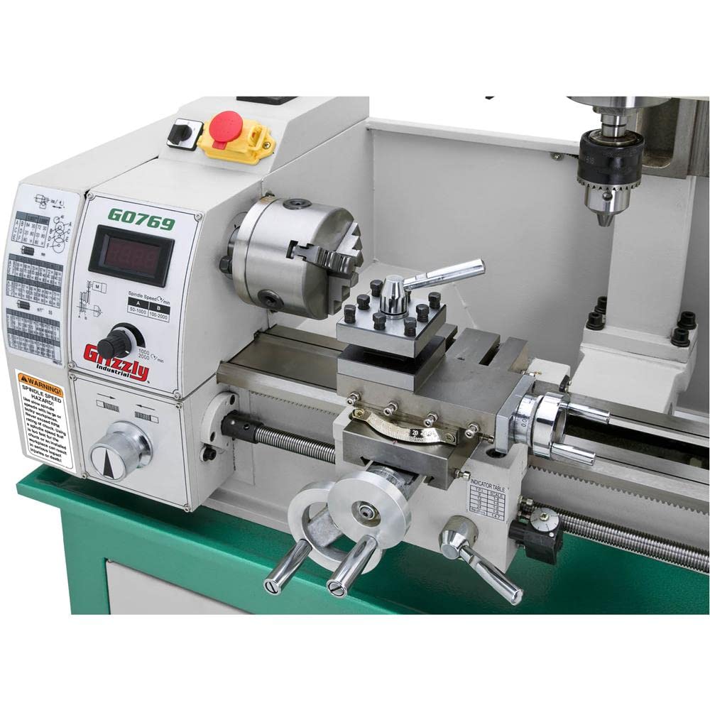 Grizzly Industrial G0769-8" x 16" Variable-Speed Combination Lathe/Mill - WoodArtSupply