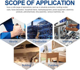 Auniwaig Right Angle Ruler, 150×300mm Stainless Steel L Shape Ruler, 90 Degree Square Tool, Framing Tools for Carpenters Auniwaig