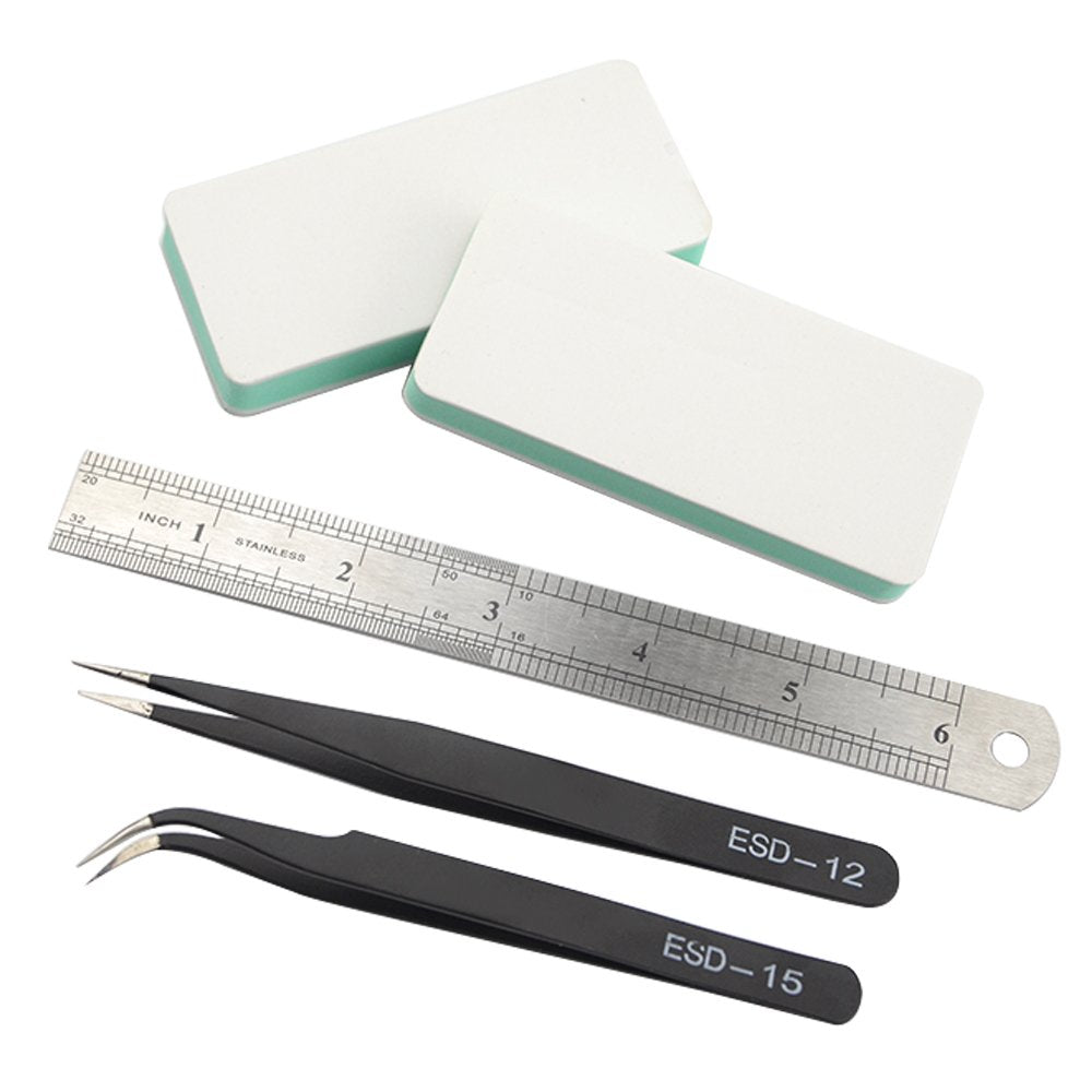 BXQINLENX Professional 15 PCS Gundam Model Tools Kit Modeler Basic Tools Craft Set Hobby Building Tools Kit for Gundam Car Model Building Repairing BXQINLENX