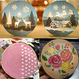 Tmflexe 30 Pcs Unfinished Predrilled with Hole Paintable Blank Natural Wood Slices2.4-2.8 Inches Christmas Festival Decoration Ornaments,DIY Crafts Tmflexe