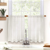 AIZESI 2PCS Curtain Rods Small Tension Rod 16 to 28 Inch Extendable Spring Curtain Rods Wood Color Tension Curtain Rod Short Spring Tension Rod for AIZESI