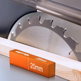 Neitra Metric Setup Blocks - 15 PCS Aluminum Height Precision Measuring Blocks Set for Table Saw, Router and Jig Saw with Storage Case, Orange Neitra