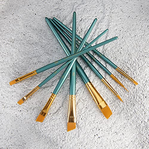 Royal & Langnickel Royal Zip N' Close Gold Taklon Variety 8-Piece Brush Set Royal & Langnickel