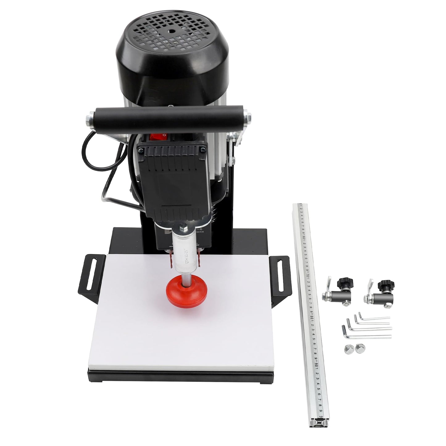 Hinge Drilling Machine Portable Hinge Drilling and Boring Machine for Woodworking, 1100W, 2880 RPM, 0-40mm Depth - Perfect for Cabinets, Wardrobes, - WoodArtSupply