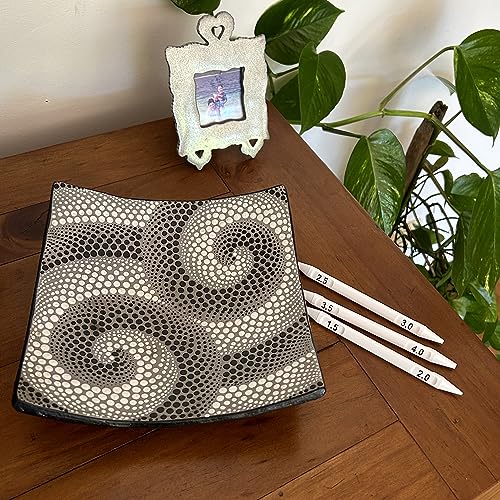 Dotting Tools for Painting Mandalas - Happy Dotting Company - 16pc Double Ended Super Set for Mandala dot Art - Includes Stylus - Unique Ellipse Tool Happy Dotting Company