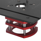 Router Table Lfit, Standard Design Router Lift System Universal Good Stability for Woodworking (Black) TOPINCN
