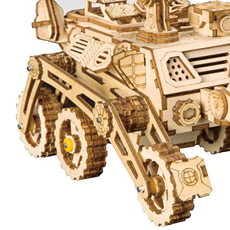 ROKR Solar-Powered 3D Wooden Puzzle Car Kit - Engaging Educational Toy for Creative Learning and Home Décor ROKR