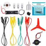 Sntieecr Electric Circuit Motor Kit, Educational Montessori Learning Kits for Kids DIY STEM Science Project Sntieecr