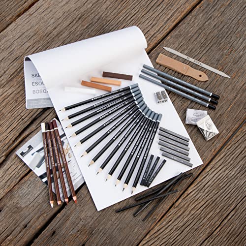 Royal & Langnickel Essentials ClearView Sketching Art Set, 44pc - WoodArtSupply